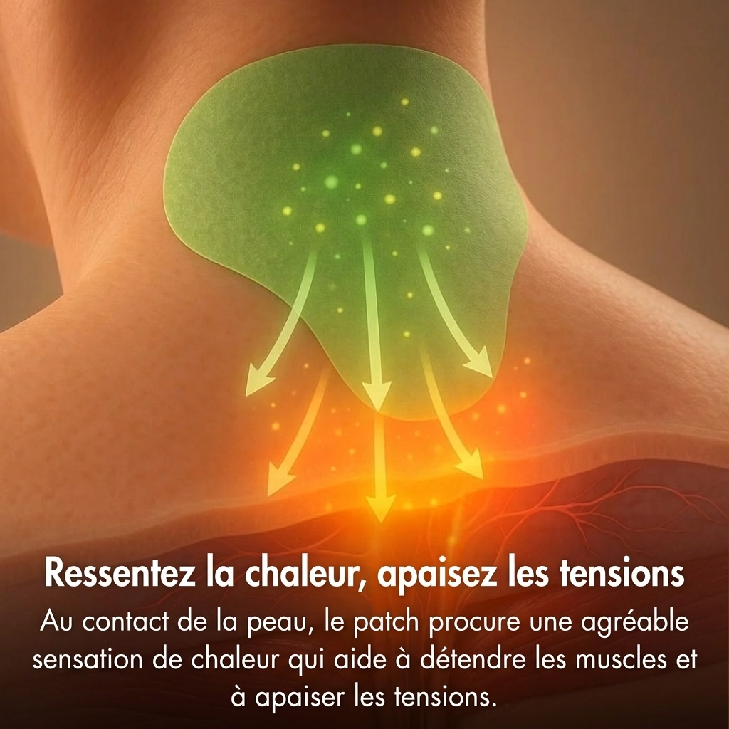 Patches de Soulagement de la Douleur au Cou à Base de Plantes